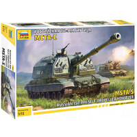 Zvezda MSTA-S Self Propelled Howitzer Model Kit 1/72