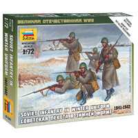 Zvezda Soviet Infantry (Winter Uniform) 1/72