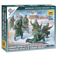 Zvezda German Infantry (Winter Uniform) 1/72